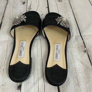 Black Jimmy Choo sandals size 7 ,